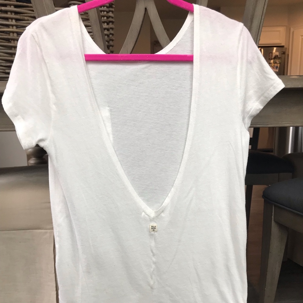 Billabong Open Back White T-shirt